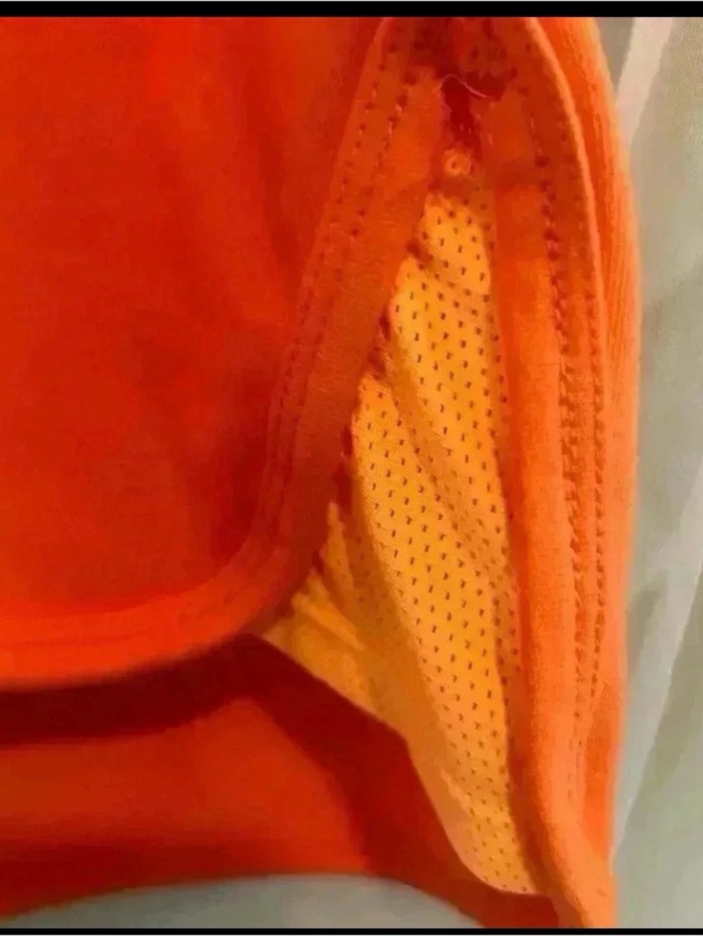 Nike Orange Performance Sports Bra tank - Picture 4 of 5